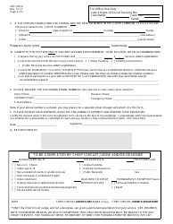 Form AOC-005-A Juror Qualification Form - Kentucky, Page 2