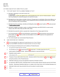 Form AOC-345 Order Granting Pretrial Diversion of Class D Felony (Also File Aoc 491 or Aoc 491.2) - Kentucky, Page 2
