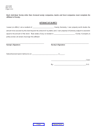 Form AOC-825 Fiduciary Bond - Kentucky, Page 2