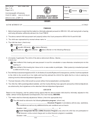 Form AOC-JV-53 Informal Adjustment Agreement and Order - Kentucky, Page 2