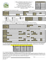 Form LPF-1 &quot;Lead Accreditation Application Form&quot; - Louisiana