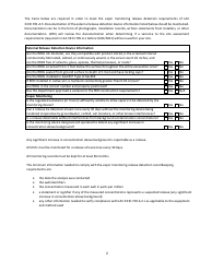 Release Detection Device Monitoring Vapor Recordkeeping Form - Louisiana, Page 2