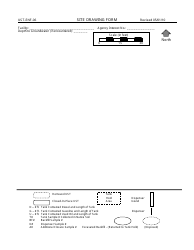 Form UST-ENF-06 &quot;Site Drawing Form&quot; - Louisiana
