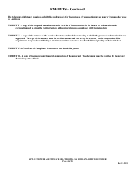 Application for a Certificate of Authority as a Louisiana Domiciled Insurer Form - Louisiana, Page 14
