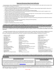 Louisiana Victim Notice and Registration Form - Louisiana, Page 10