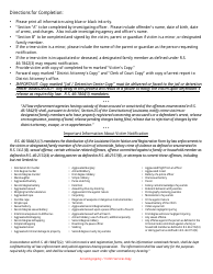 Louisiana Victim Notice and Registration Form - Louisiana, Page 6