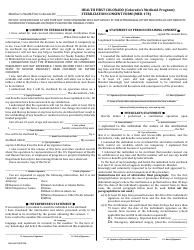 Form MED-178 Sterilization Consent Form - Health First Colorado (Colorado&#039;s Medicaid Program) - Colorado