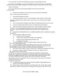 Form HSMV86056 Application for a License as a Motor Vehicle, Mobile Home or Recreational Vehicle Dealer - Florida, Page 9