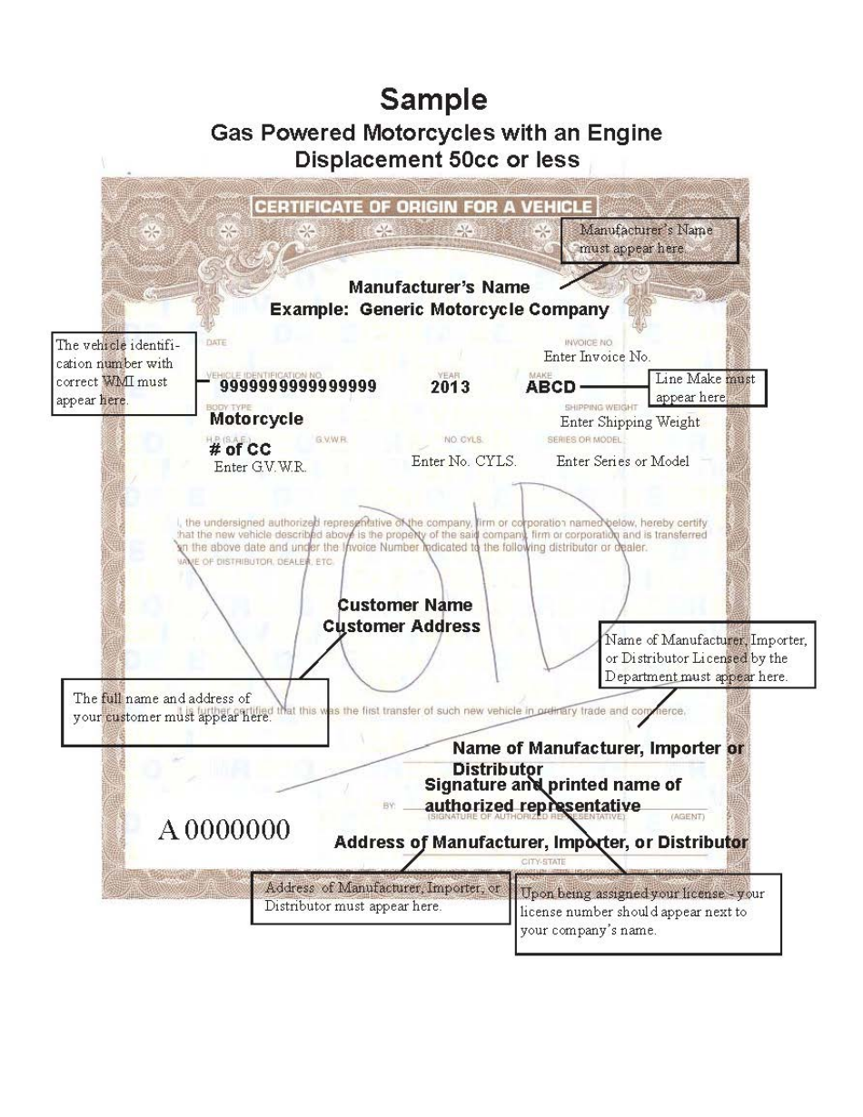 Form HSMV84256 Application for a License as a Motor Vehicle or Recreational Vehicle Manufacturer, Importer, or Distributor or a Mobile Home Manufacturer - Florida, Page 21