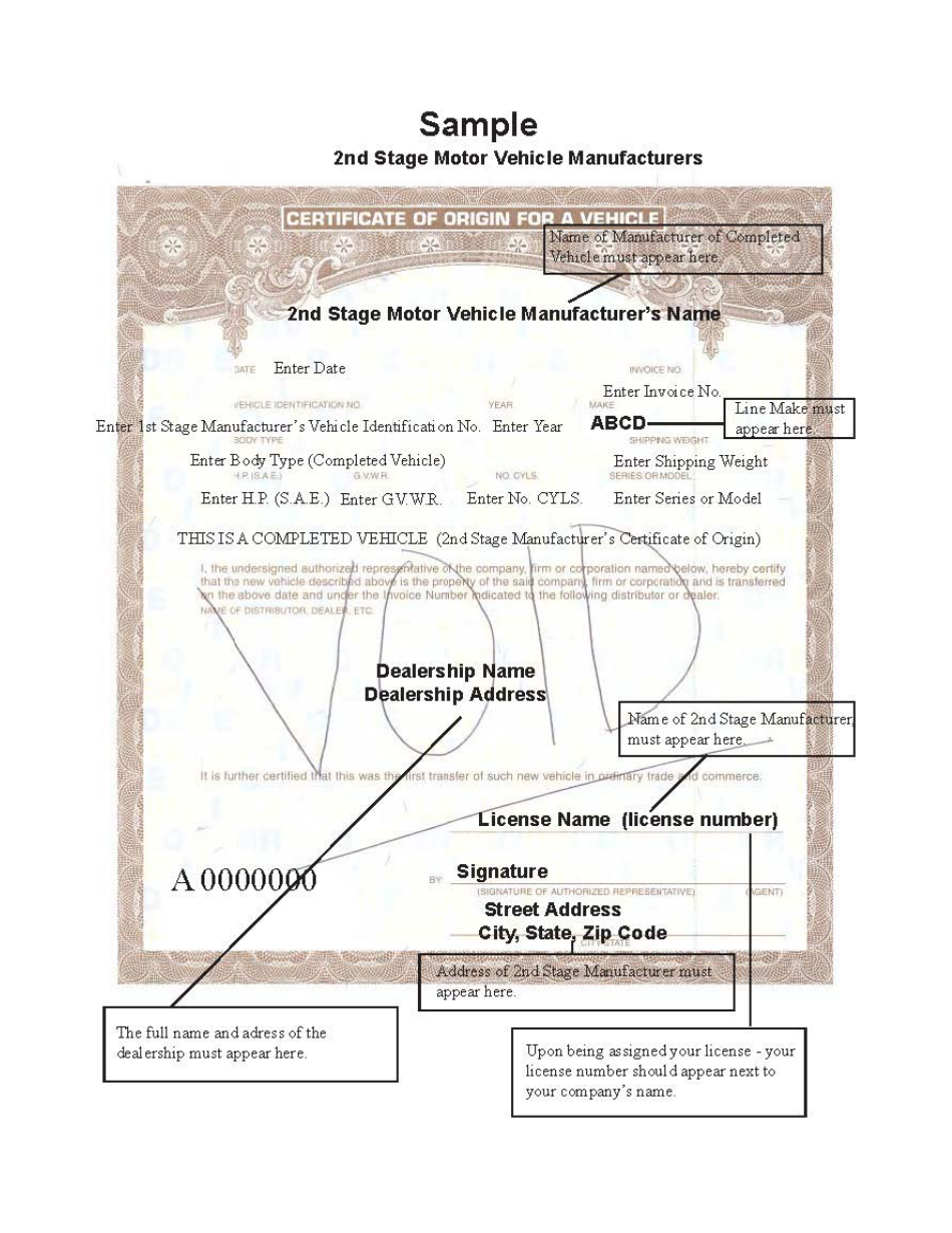 Form HSMV84256 Application for a License as a Motor Vehicle or Recreational Vehicle Manufacturer, Importer, or Distributor or a Mobile Home Manufacturer - Florida, Page 23