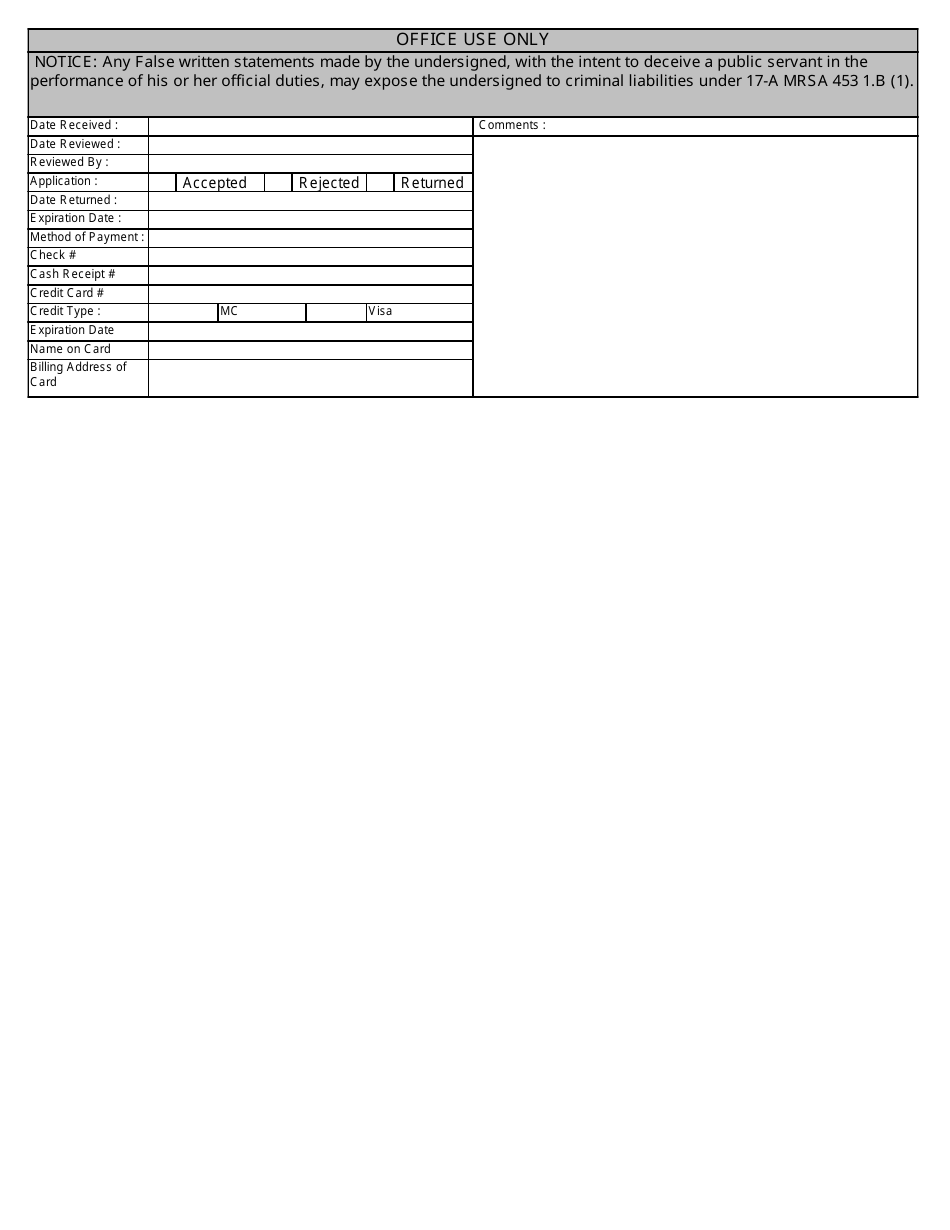 Feed, Seed  Fertilizer Registration Application Form - Maine, Page 2