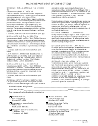 Aplicacion Para Visitantes - Maine (Spanish), Page 2