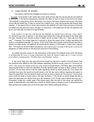 Attorney General&#039;s Model Landlord-Tenant Lease - Maine, Page 17