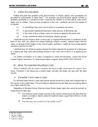 Attorney General&#039;s Model Landlord-Tenant Lease - Maine, Page 21