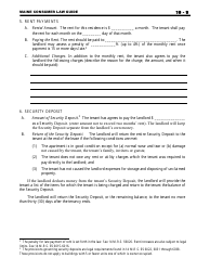 Attorney General&#039;s Model Landlord-Tenant Lease - Maine, Page 3