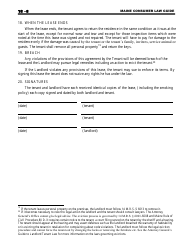Attorney General&#039;s Model Landlord-Tenant Lease - Maine, Page 8