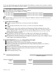 Form FM-006 Compliant for Determination of Parentage, Parental Rights &amp; Responsibilities, Child Support - Maine, Page 3
