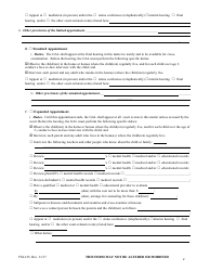 Form FM-125 Order Appointing Guardian Ad Litem - Maine, Page 2