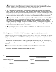 Form FM-216 Uncontested Joint Petition for Pre- Birth Determination of Parentage - Maine, Page 3