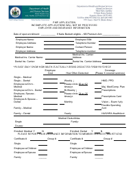 Private Health Insurance Premium (Phip) Application Form - Maine, Page 3