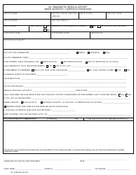 Form M-1 &quot;Diagnostic Medical Report&quot; - Maine