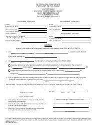 Form WCB-420 &quot;Petition for Forfeiture Pursuant to 39-a 324(2)&quot; - Maine