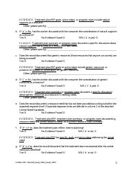 Class Member Treatment Planning Review Directions &amp; Evidence - Maine, Page 5