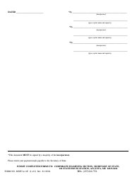 Form MNPCA-11E Voluntary Dissolution by Incorporators - Maine, Page 2