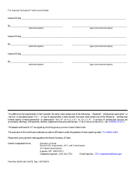 Form MLPA-6A Restated Certificate of Limited Partnership - Maine, Page 3