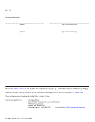 Form MLLC-13A Amended Annual Report (Maine or Foreign LLC) - Maine, Page 2