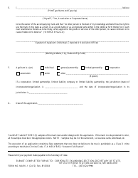 Form MARK-1 Application for Registration of a Mark - Maine, Page 2