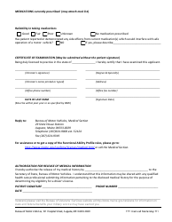 Form MD-FR-24 Driver Medical Evaluation - Maine, Page 2