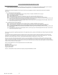 Form MVE-85 Rider Education Instructor License Application - Maine, Page 2