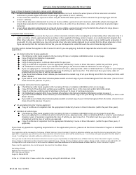 Form MVE-84 Driver Education Instructor License Application - Maine, Page 2