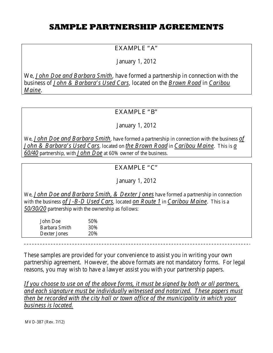 Form MVD-397 Dealer License Application Package - Maine, Page 16