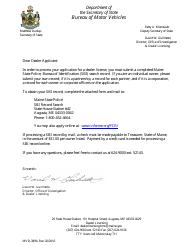 Form MVD-397 Dealer License Application Package - Maine, Page 4