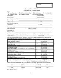 Form MVD-397 Dealer License Application Package - Maine, Page 7