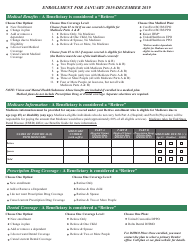 Retiree Health Benefits Enrollment and Change Form - Maryland, Page 3