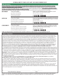 Retiree Health Benefits Enrollment and Change Form - Maryland, Page 4