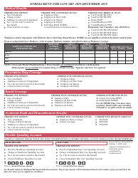 Active and Satellite Employees Health Benefits Enrollment and Change Form - Maryland, Page 3