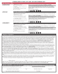 Active and Satellite Employees Health Benefits Enrollment and Change Form - Maryland, Page 4