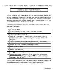 &quot;Employee-To-Employee Leave Donation Request Packet&quot; - Maryland, Page 6