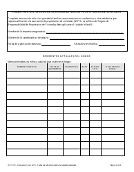 Formulario OCC673 Solicitud Para Continuar La Inscripcion De Guarderia Familiar - Maryland (Spanish), Page 2