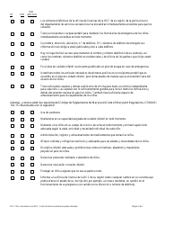 Formulario OCC1295 Guia De Autoevaluacion De Guarderia Infantil - Maryland (Spanish), Page 3