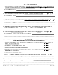 Formulario OCC1230 Solicitud De Inscripcion De Guarderia Familiar - Maryland (Spanish), Page 3