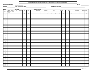 Form MDE/WMA/COM.001 Surface Water / Gwudi Monthly Compliance Determination - Maryland, Page 3