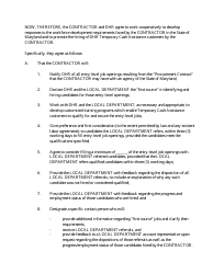 Hiring Agreement Form - Maryland, Page 2