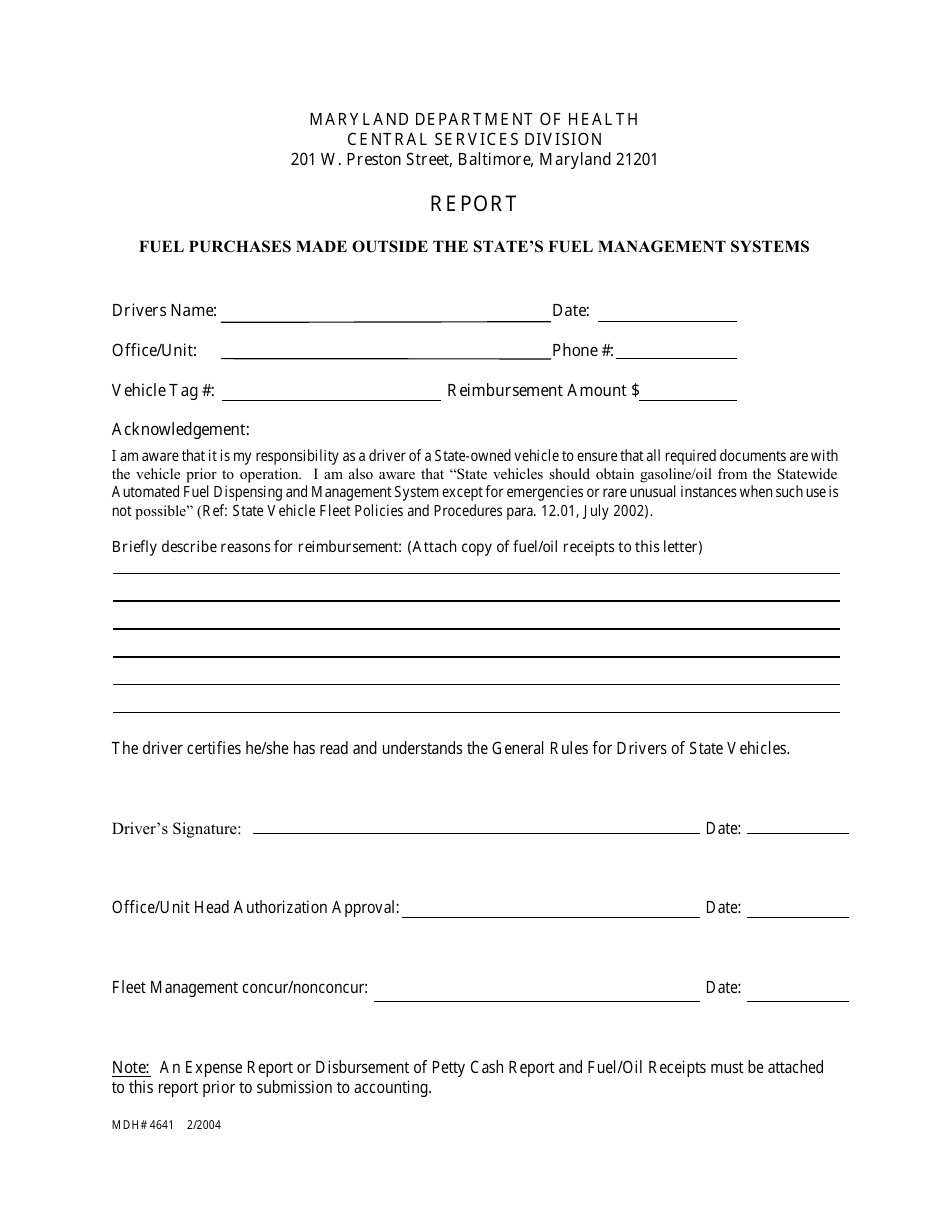 Form MDH4641 - Fill Out, Sign Online and Download Printable PDF ...