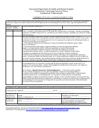 Document preview: Form DHMH4518 Combined Oit Policy Acknowledgment Form - Maryland