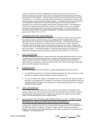 Form MDH4133 Human Service Funding Agreement - Maryland, Page 11
